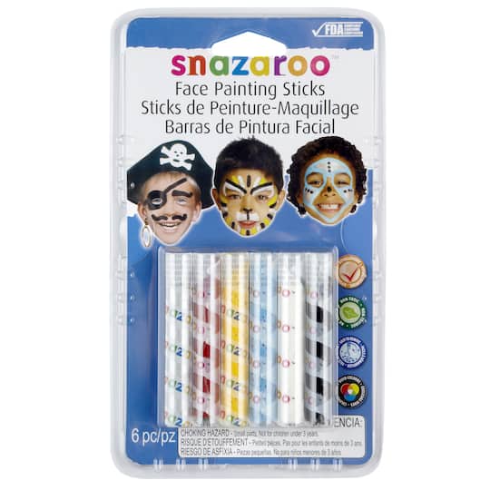 Snazaroo&#x2122; Blue Face Painting Sticks Set